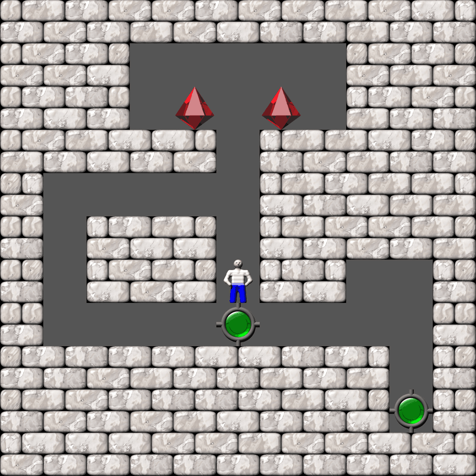 Sokoban Bugs509 collection level 104